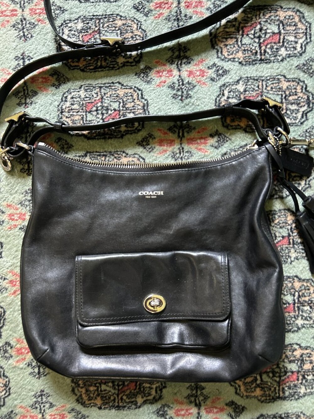 Coach Black Legacy Courtenay Hobo - Style 22381